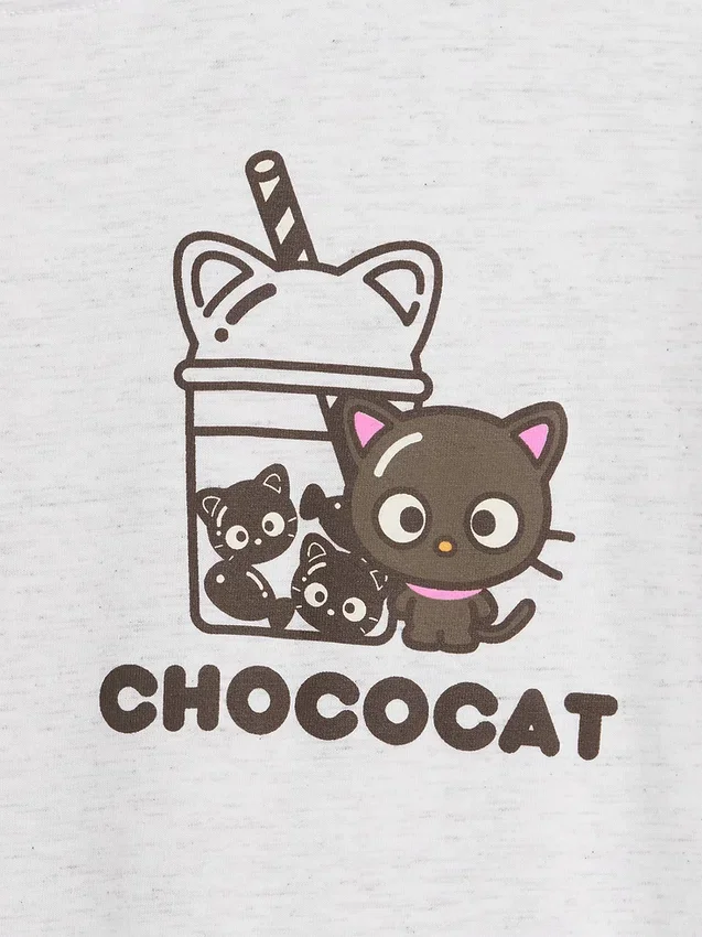 T-shirt oversize carré Hello Kitty pour enfants