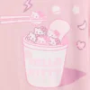 T-shirt oversize carré Hello Kitty pour enfants