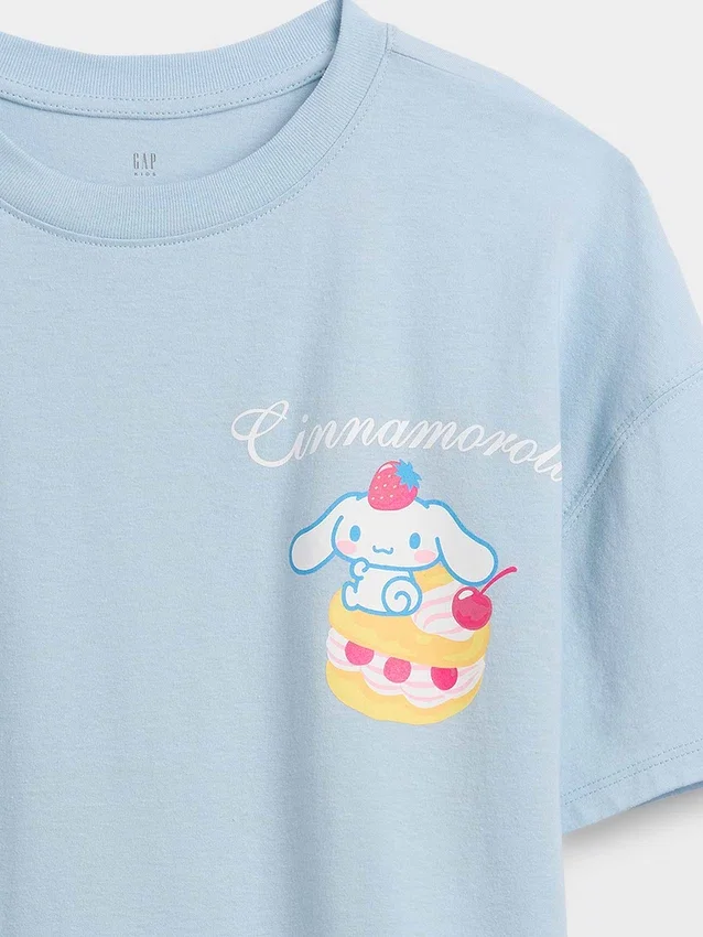 T-shirt oversize carré Hello Kitty pour enfants