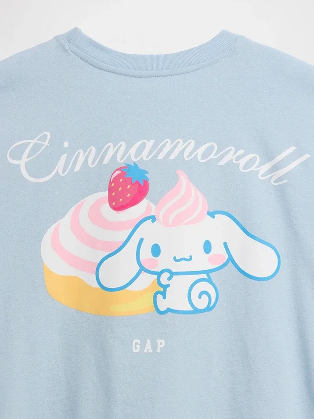 T-shirt oversize carré Hello Kitty pour enfants