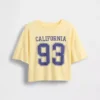 T-shirt oversize carré pour enfant avec logo d'État