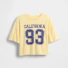 T-shirt oversize carré pour enfant avec logo d'État