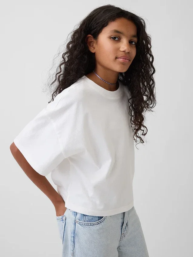 T-shirt oversize carré pour enfants