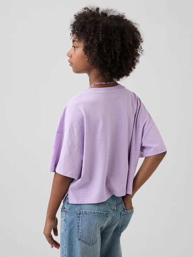 T-shirt oversize carré pour enfants