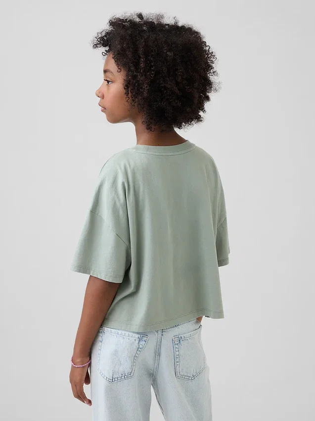 T-shirt oversize carré pour enfants