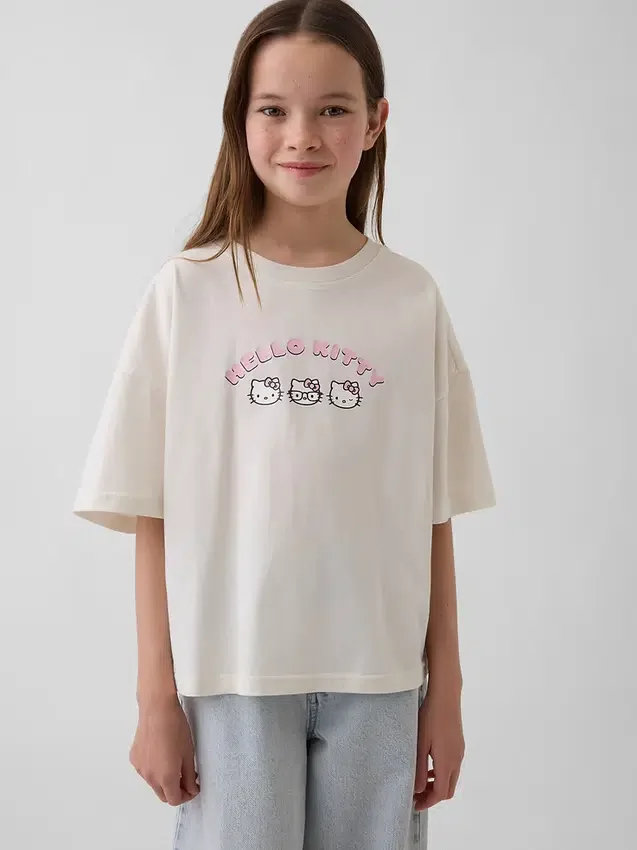 T-shirt oversize carré Sanrio pour enfants