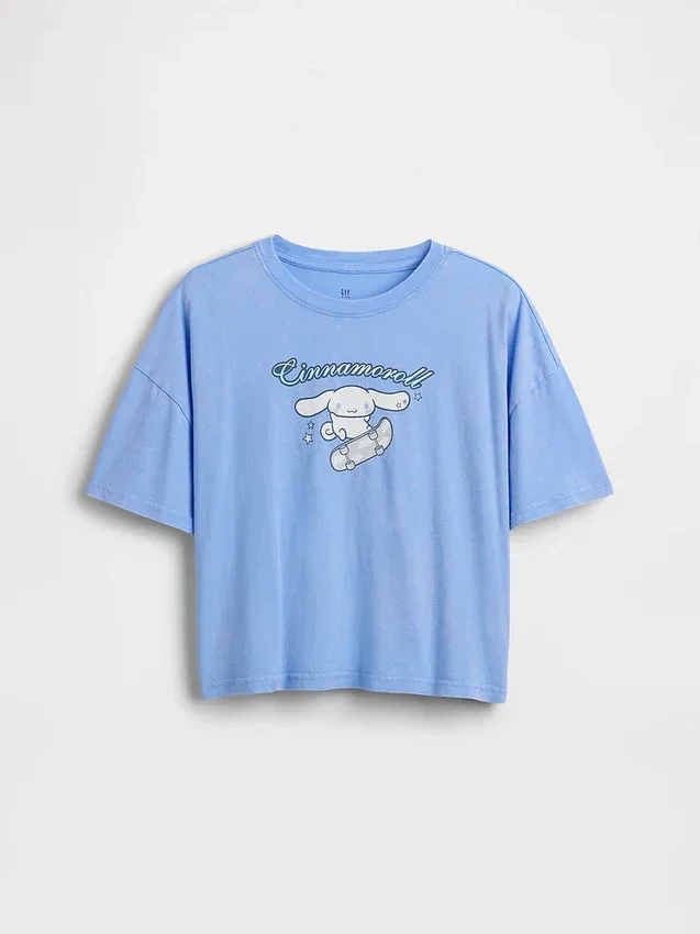 T-shirt oversize carré Sanrio pour enfants