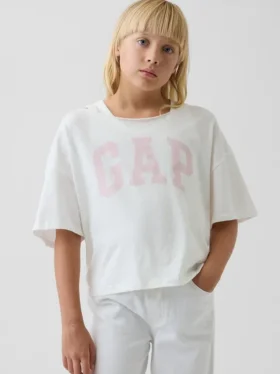 T-shirt oversize à col large pour enfant