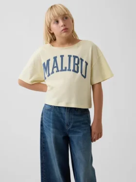 T-shirt oversize à col large pour enfant
