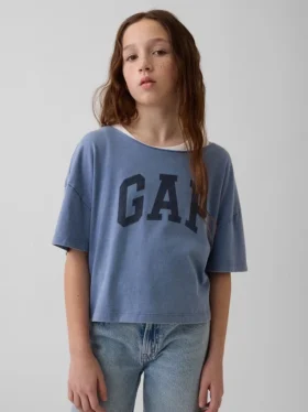 T-shirt oversize à col large pour enfant