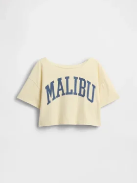 T-shirt oversize à col large pour enfant