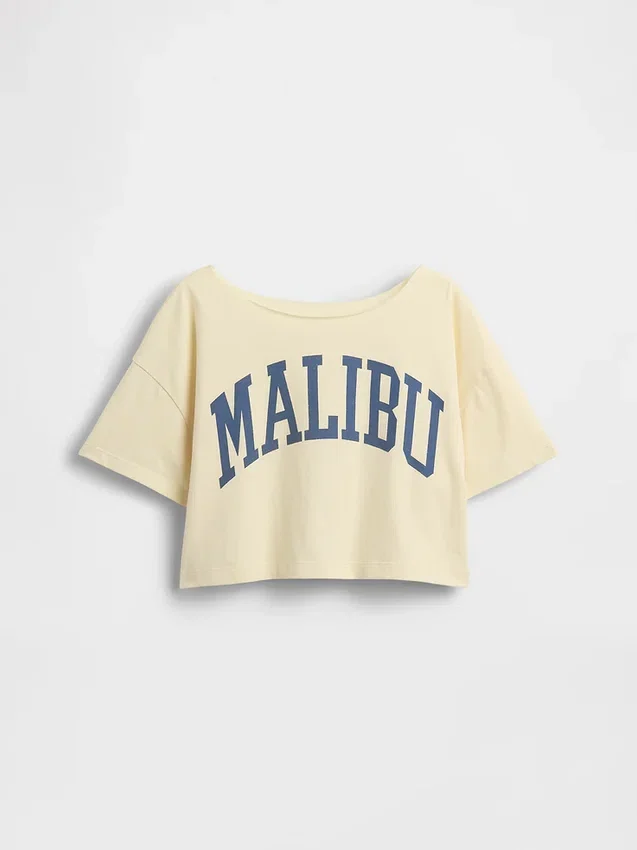 T-shirt oversize à col large pour enfant