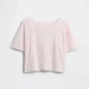 T-shirt oversize à col large pour enfant