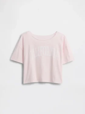 T-shirt oversize à col large pour enfant