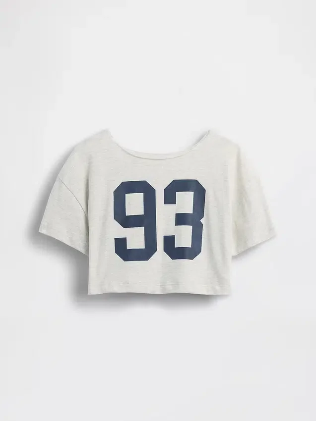 T-shirt oversize à col large pour enfant