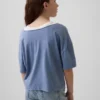 T-shirt oversize à col large pour enfant
