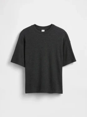 T-shirt oversize en maille gaufrée pour enfant