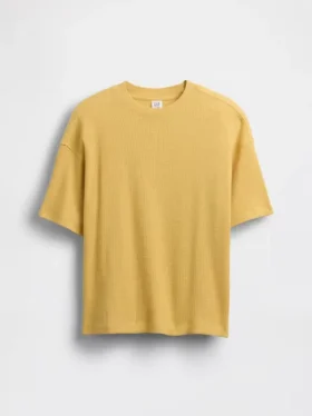 T-shirt oversize en maille gaufrée pour enfant