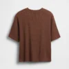 T-shirt oversize en maille gaufrée pour enfant
