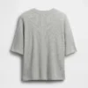 T-shirt oversize en maille gaufrée pour enfant
