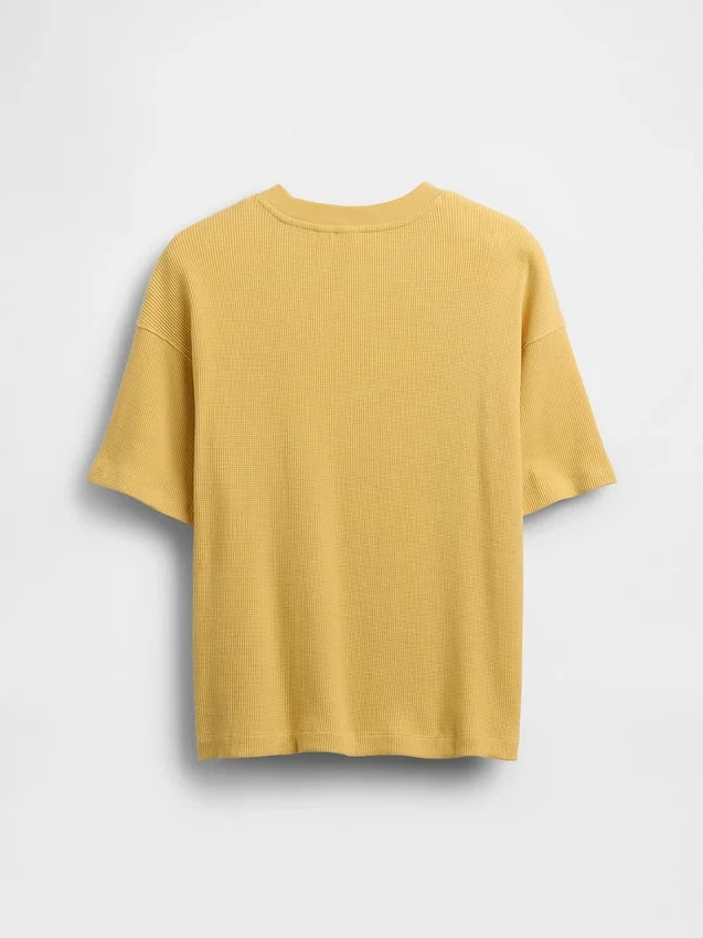 T-shirt oversize en maille gaufrée pour enfant