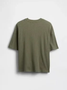 T-shirt oversize en maille gaufrée pour enfant