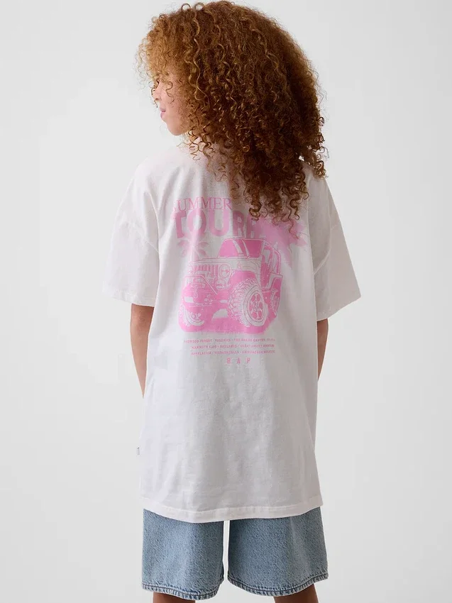 T-shirt oversize Jeep pour enfants