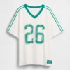 T-shirt oversize à logo « Varsity »