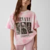 T-shirt oversize Nirvana pour enfant