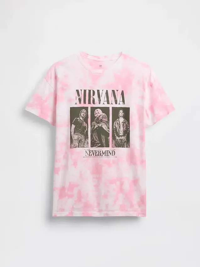 T-shirt oversize Nirvana pour enfant