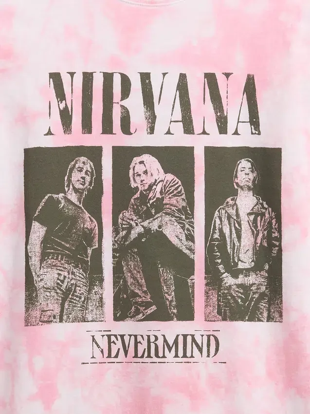 T-shirt oversize Nirvana pour enfant