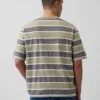 T-shirt oversize à rayures Keith Haring