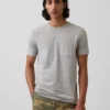 T-shirt à poche en coton bio pour adulte