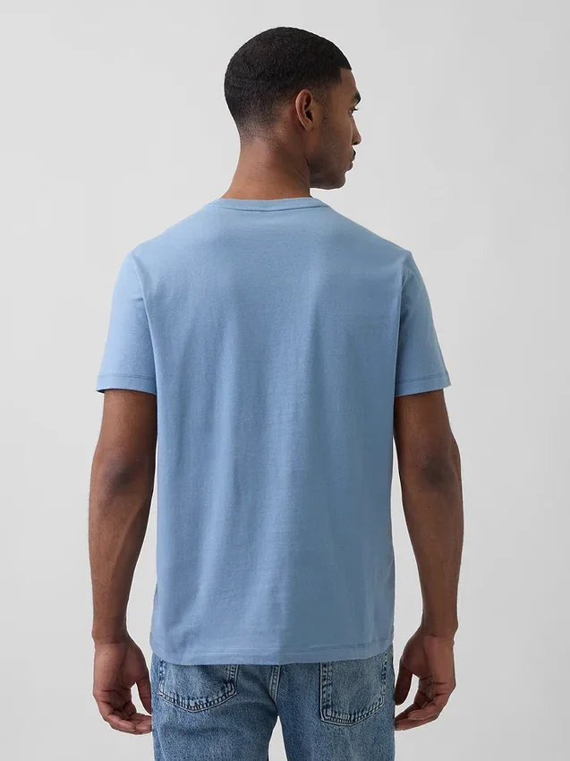 T-shirt à poche en coton bio pour adulte