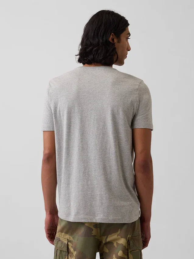 T-shirt à poche en coton bio pour adulte