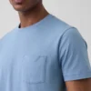 T-shirt à poche en coton bio pour adulte