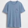 T-shirt à poche en coton bio pour adulte