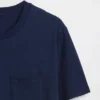 T-shirt à poche en coton bio pour adulte