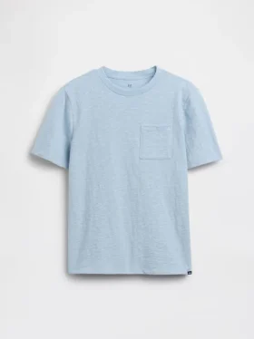 T-shirt à poche en coton bio pour enfants