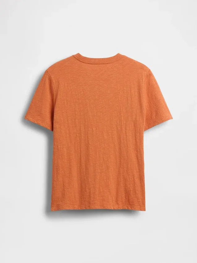 T-shirt à poche en coton bio pour enfants