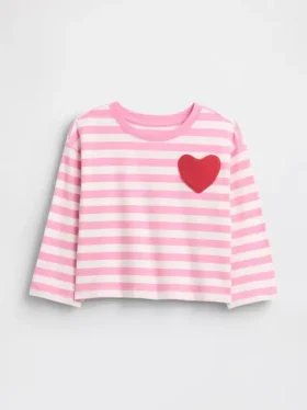 T-shirt à poche en forme de cœur « Mix & Match » pour Bébé & Enfant