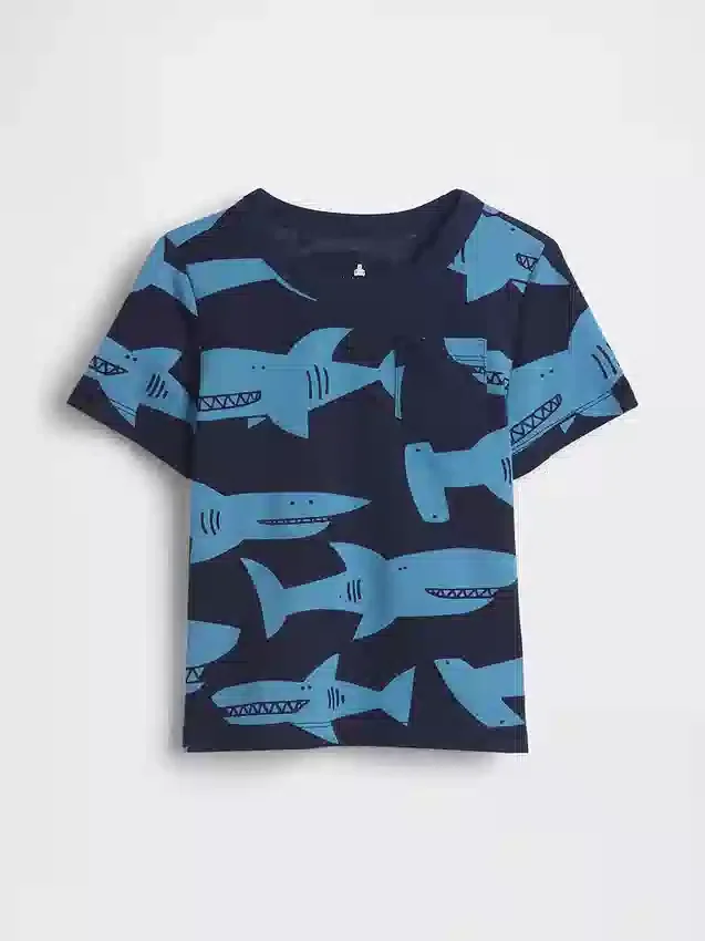 T-shirt à poche imprimé mix & match pour Bébé & Enfant
