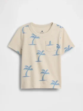 T-shirt à poche imprimé mix & match pour Bébé & Enfant