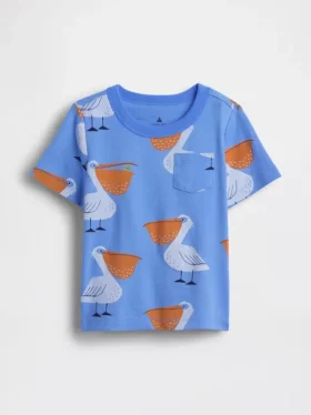T-shirt à poche imprimé mix & match pour Bébé & Enfant