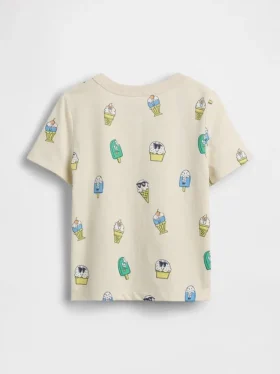 T-shirt à poche imprimé mix & match pour Bébé & Enfant