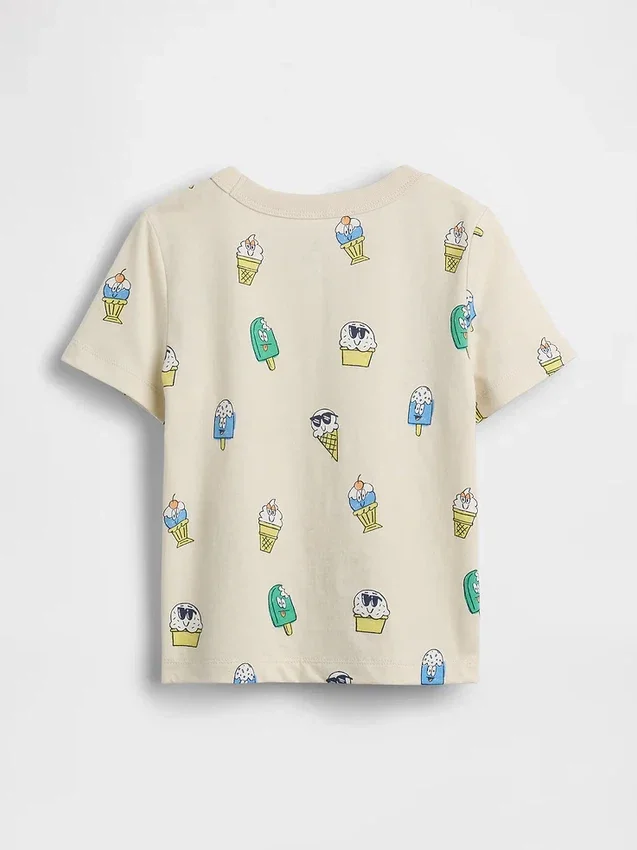 T-shirt à poche imprimé mix & match pour Bébé & Enfant
