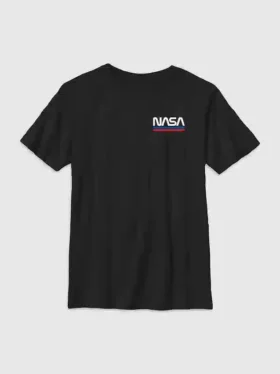 T-shirt pour enfant avec logo brodé de la NASA