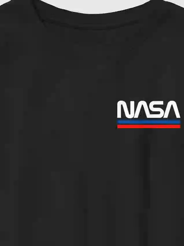 T-shirt pour enfant avec logo brodé de la NASA