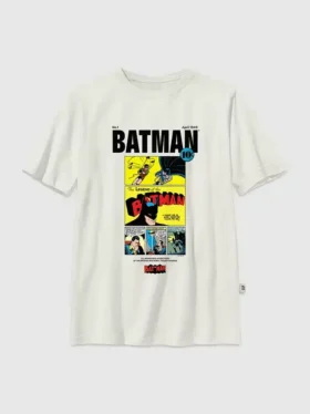 T-shirt pour enfant avec motif Batman inspiré des bandes dessinées vintage