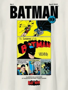 T-shirt pour enfant avec motif Batman inspiré des bandes dessinées vintage